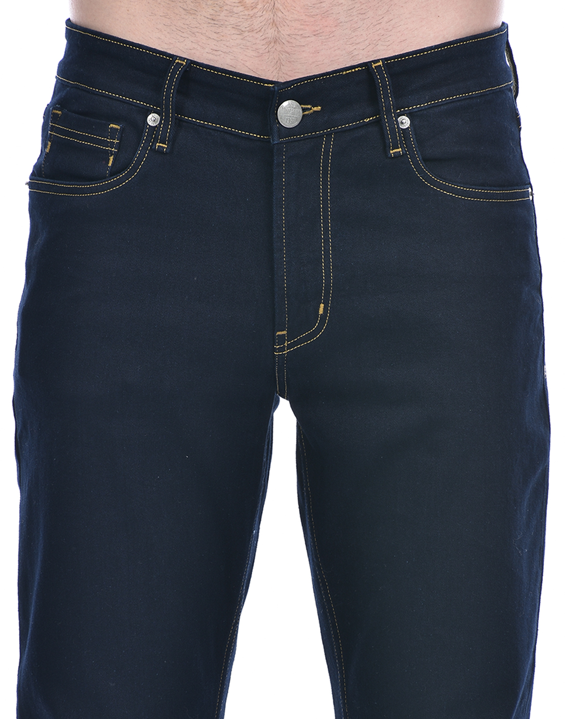 Numero Uno Men Solid Dark Blue Jeans